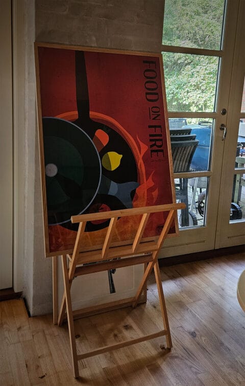 Food on fire 2023 Årets plakat.