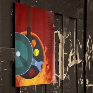Food on fire 2023. Årest FOF plakat